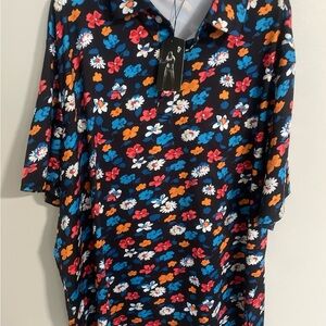 Floral Men's Polo Shirt - Multicolor